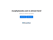 Tablet Screenshot of murphylawokc.com